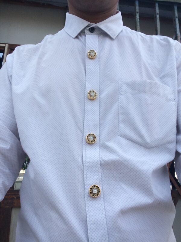 18 KT Gold Clip On Buttons - Image 6