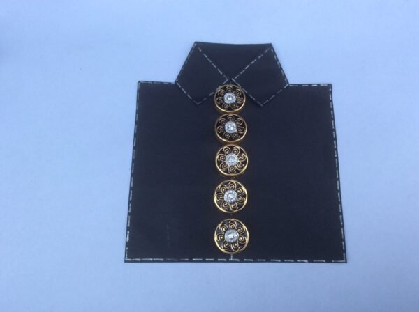 18 KT Gold Clip On Buttons - Image 5