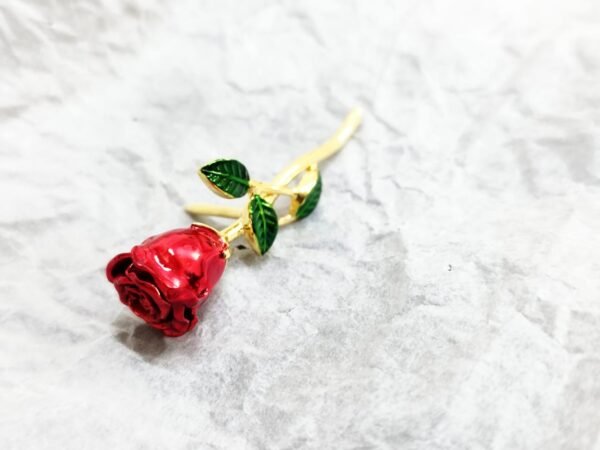 18KT Gold Brooch Lapel Pin - Image 3